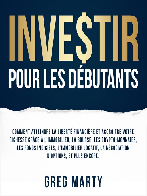 Title details for Investir Pour Les Débutants by Greg Marty - Available
